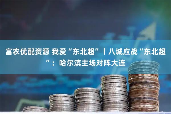 富农优配资源 我爱“东北超”丨八城应战“东北超”：哈尔滨主场对阵大连
