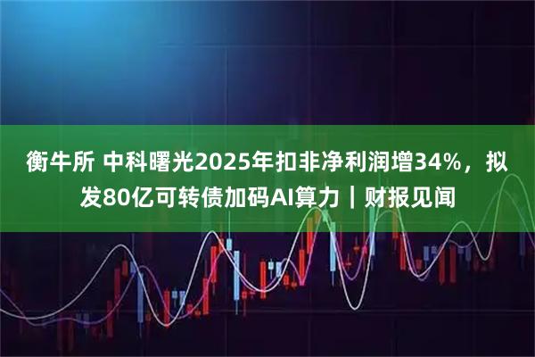 衡牛所 中科曙光2025年扣非净利润增34%，拟发80亿可转债加码AI算力｜财报见闻